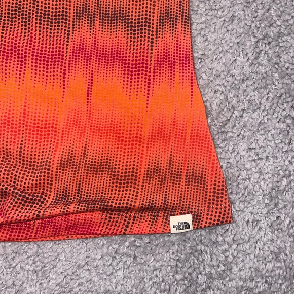 The North Face Women’s Active Wear Tank Top Side Scrunch Orange Size Small - Picture 3 of 4